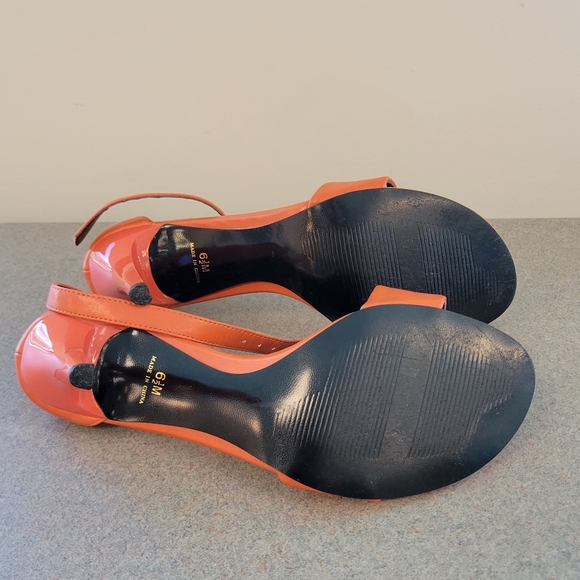 🔥Pierre Dumas Orange Heels with Colorful accents🔥 - Picture 10 of 10